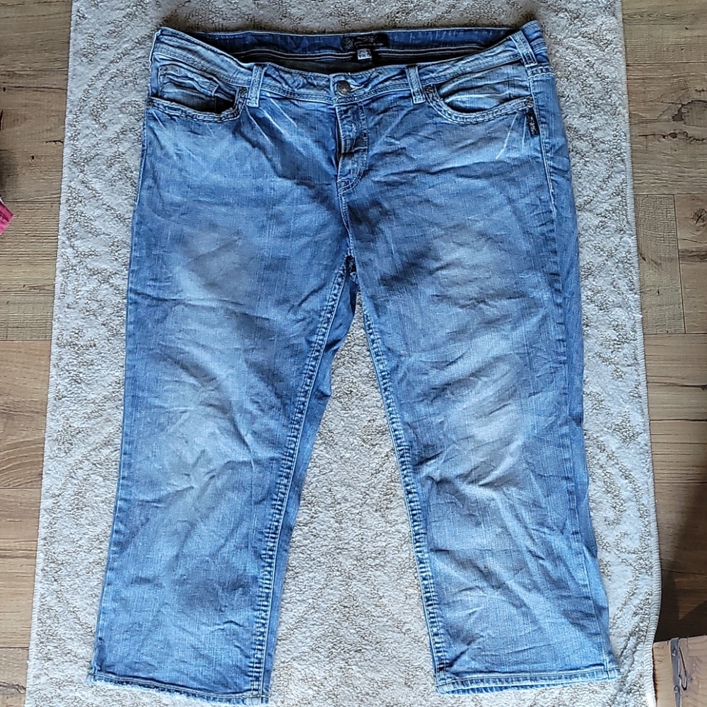 NWOT, Silver Jeans Capris, 20, Premium Denim Jeans